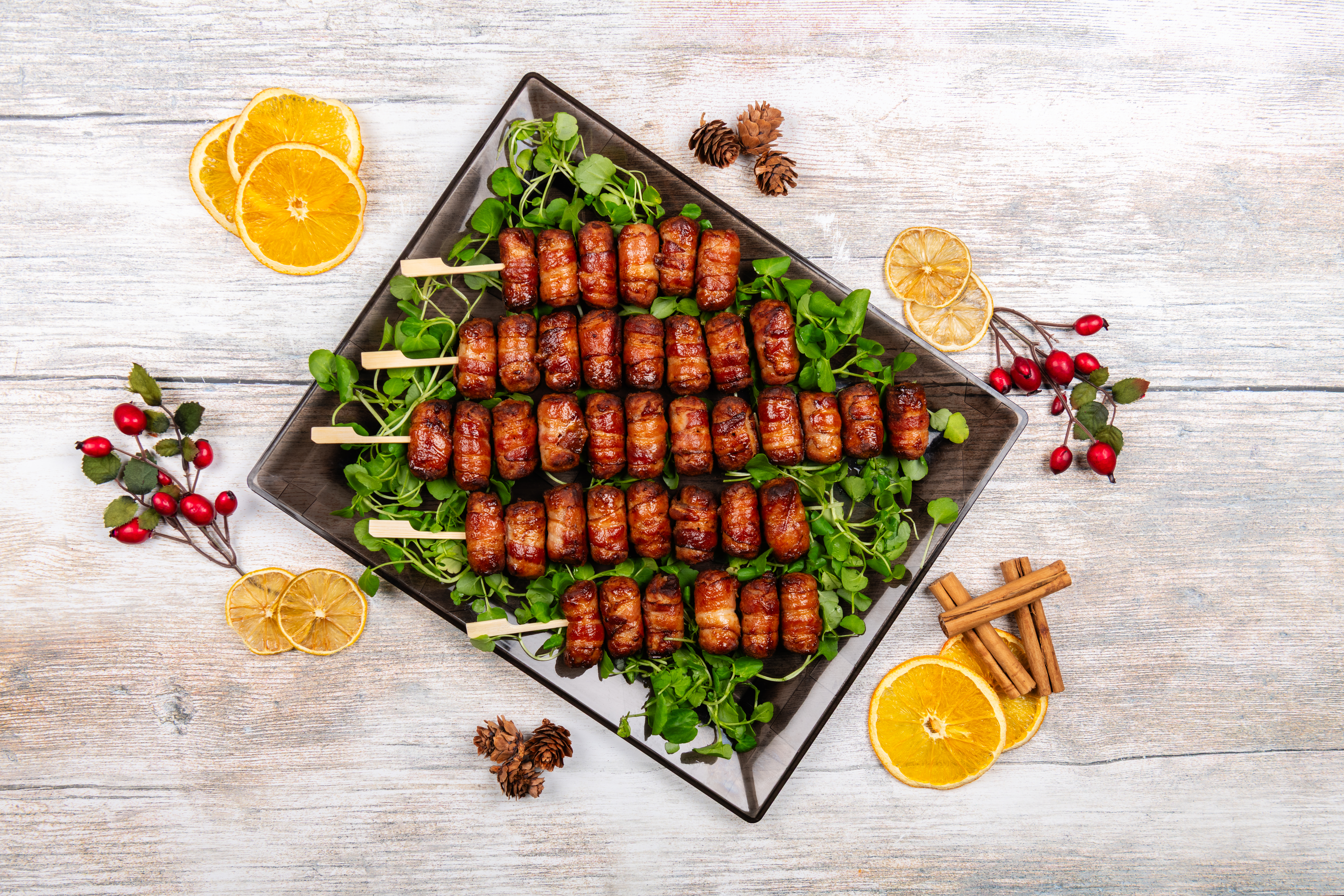 Festive Pigs in Blankets